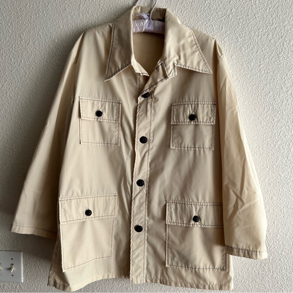 Vintage 70s Montgomery Ward Retro Western Chore Jacket